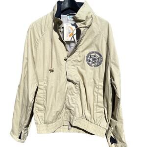 NAACP tan rain jacket Fahrenheit brand Vintage New with Tags Size Medium